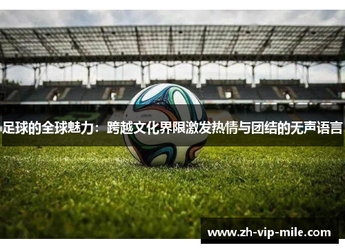 足球的全球魅力:跨越文化界限激发热情与团结的无声语言 足球的全球魅力:跨越文化界限激发热情与团结的无声语言